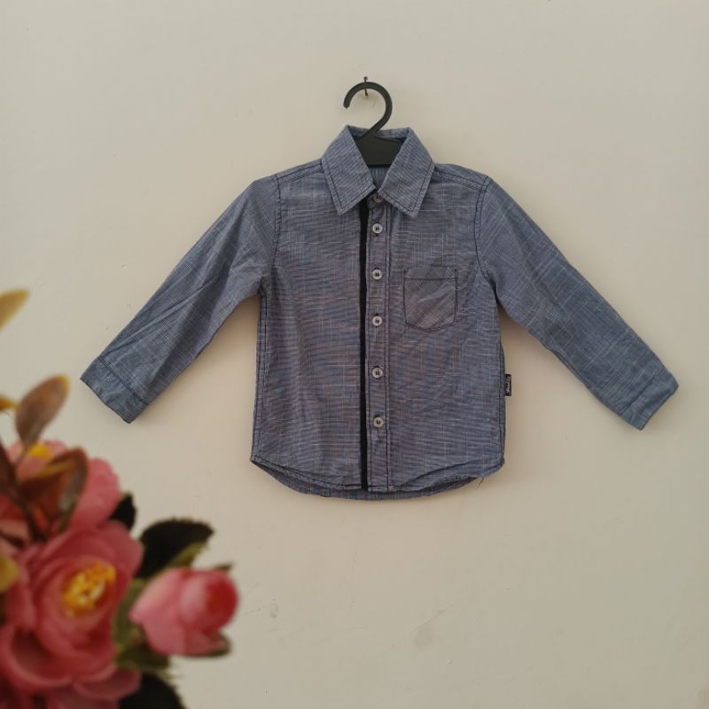 kemeja anak boy laki laki preloved pl ganteng lengan panjang