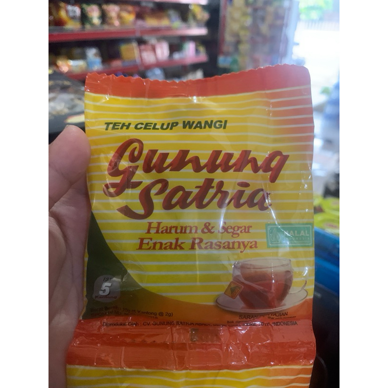 

TEH GUNUNG SATRIA SACHET ISI 5 @10gr