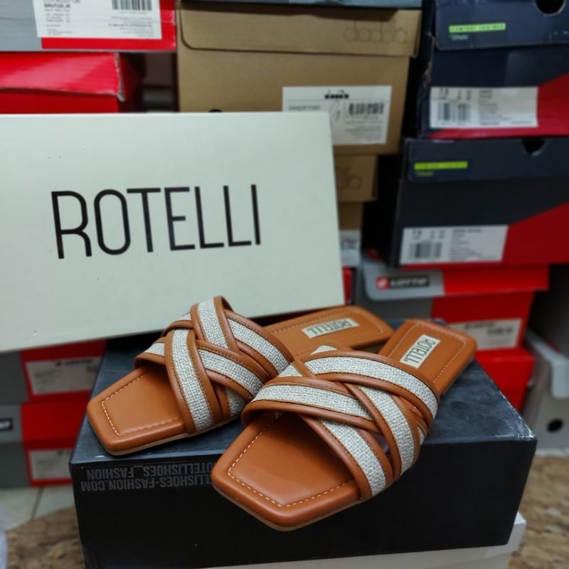 Rotelli sandal flat new tag 1.299.000 (size 37)
