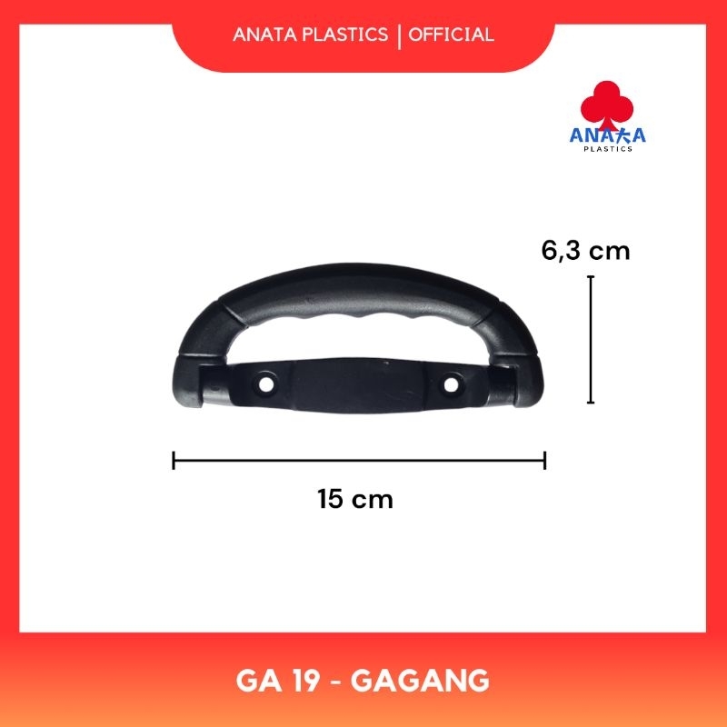[Per pc] Gagang koper / Handle koper / Gagang plastik / Handle tas / GA 19