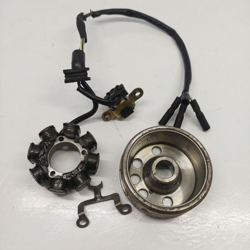 pengapian honda crf150r magnet spull cr450r not yz250 yz125 ori pengapian kimcil magnet spull crf150
