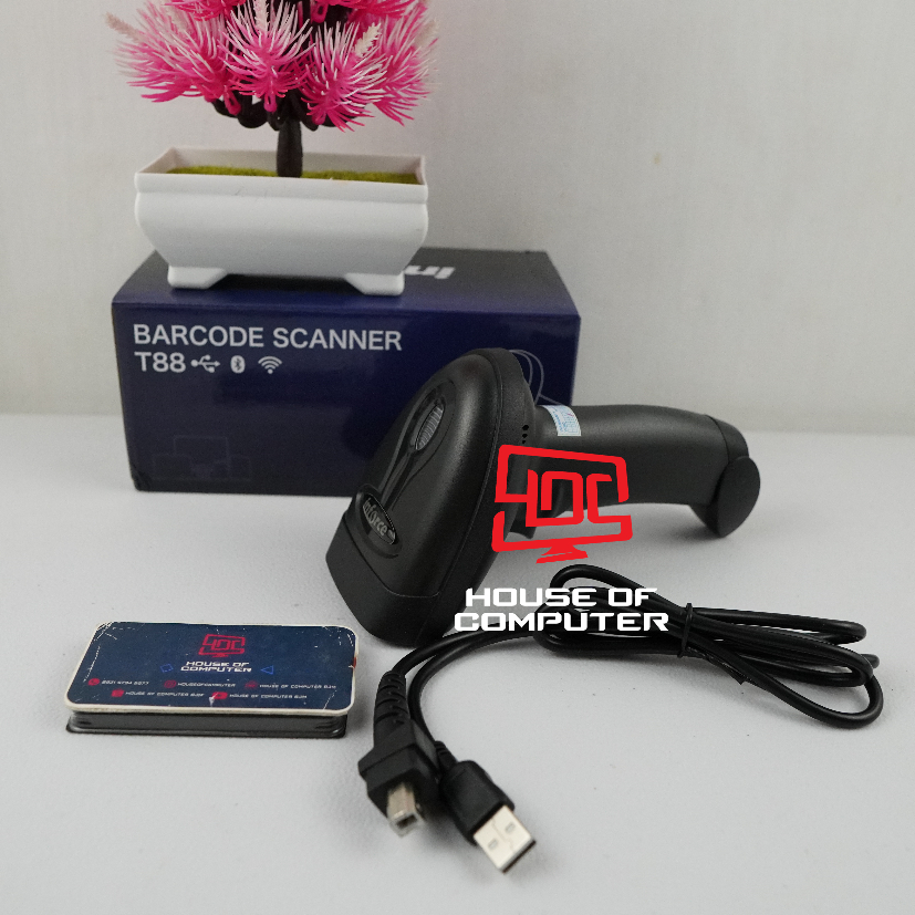 SCANNER BARCODE INFORCE WIRELESS BLUETOOTH USB T88 E-FAKTUR 1D & 2D