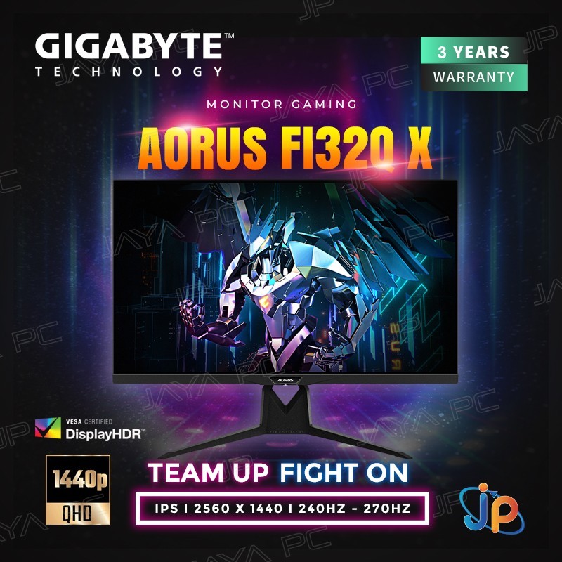 Monitor Gigabyte Aorus LED IPS FI32Q X/ FI32Q X-EK - QHD 32" Inch