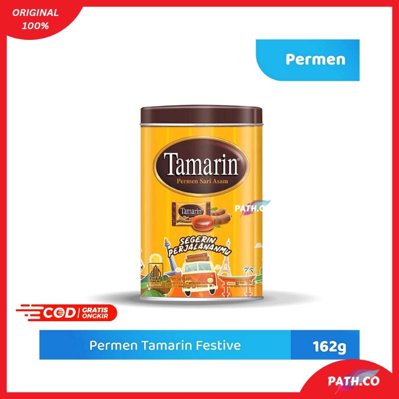 

Tamarin Festive 162gr | Permen Sari Asam Kaleng | Tamarin Candy