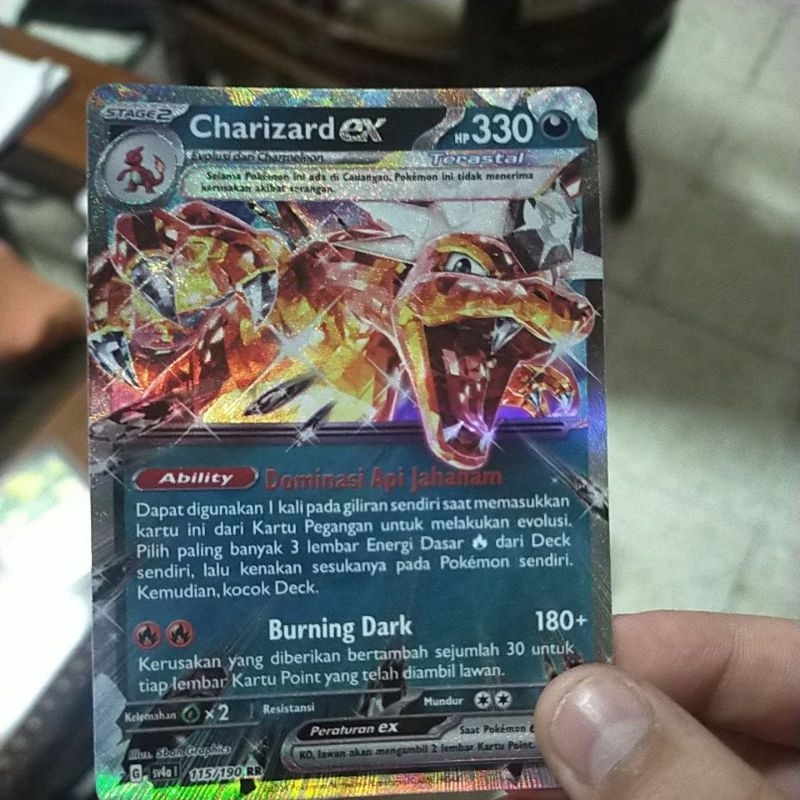 pokemon card charizard ex murah,
