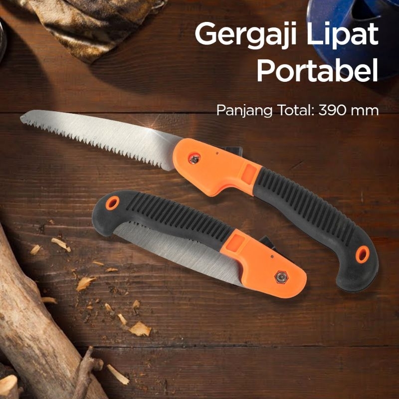 Gergaji Lipat Portable Folding Hand Saw