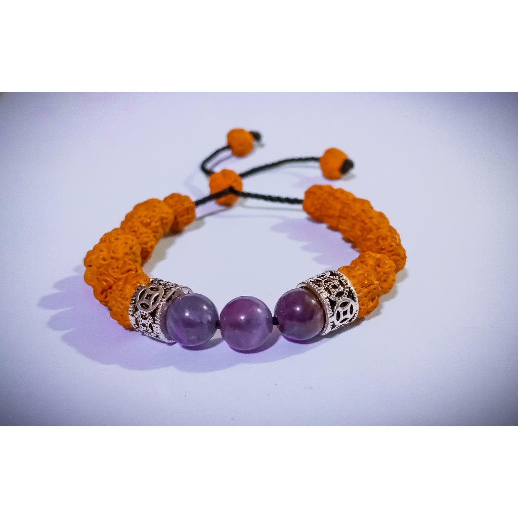 Gelang Khdam - Gelang Pria ( Trisilika Rudraksha Mukti )
