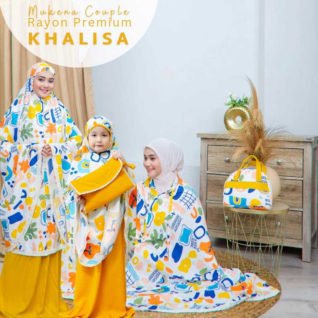 Khalisa Mukena Couple Rayon Premium