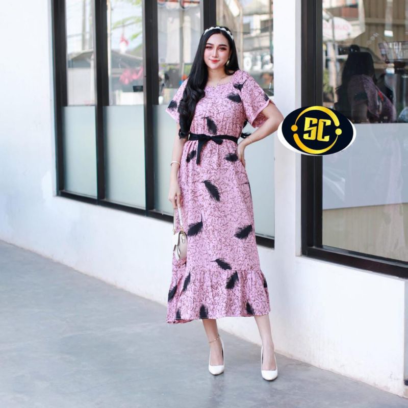 DASTER WANITA RIMPLE BAHAN PREMIUM SUPER MEWAH/DASTER WANITA RIMPLE IMPORT PREMIUM