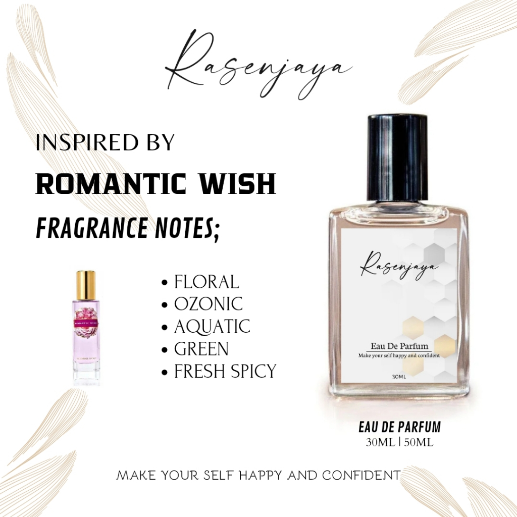 PARFUM / MINYAK WANGI WANITA TAHAN LAMA PARFUME INSPIRED BY R0MANTIC W1SH - RASENJAYAPARFUM