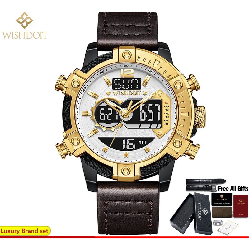 WISHDOIT Jam Tangan Pria Anti Air Original Terbaru Laki Laki Anak T