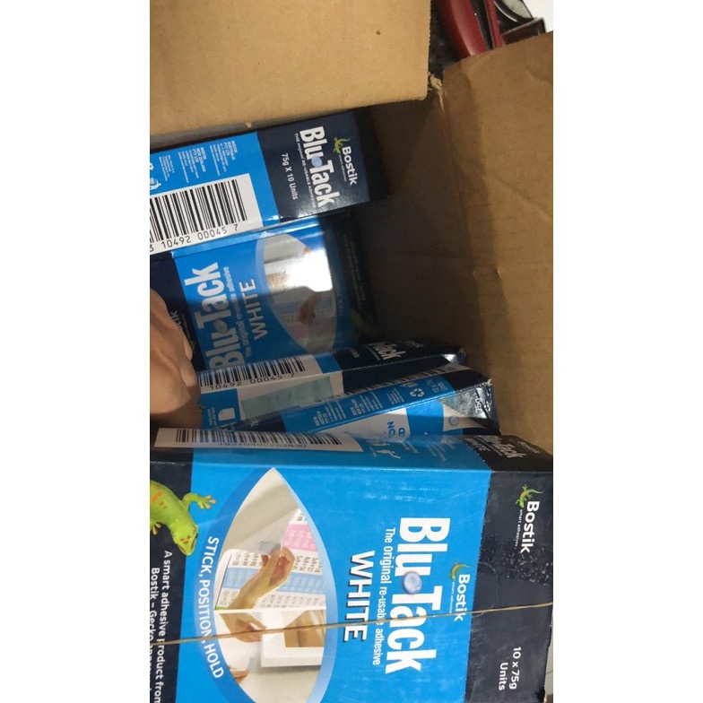

Miliki Segera bostick blu tack reuseable glue blue atau white 75 gram 6