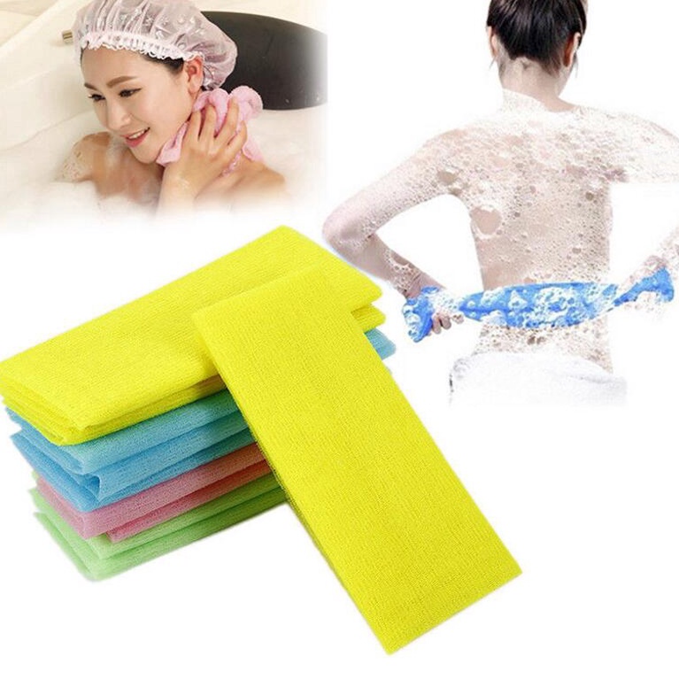 ART V22K Kain Terry Jepang Scrubbing Gosok Mandi Mesh Body Cleaning Towel Exfoliating