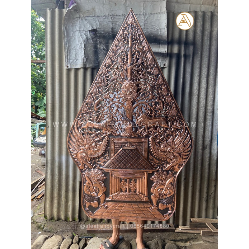 Gunungan Wayang Tembaga 1,5 meter || Full Tembaga
