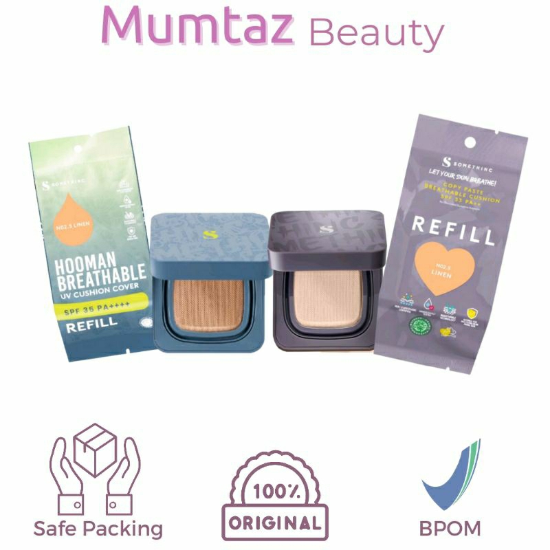 SOMETHINC | Somethinc Cushion | Copy Paste dan Hooman| Full Case dan Refill