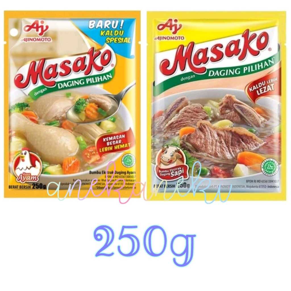 

Masako Kaldu Sapi 250g 250 gr