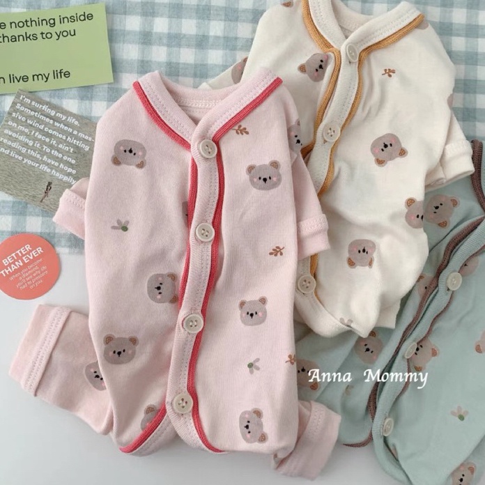 KP8 Premium button pongki bear pajama