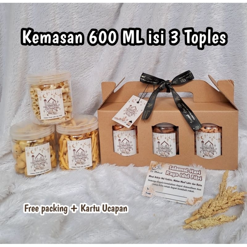 

HAMPERS LEBARAN FREE KARTU UCAPAN (bebas pilih snack)