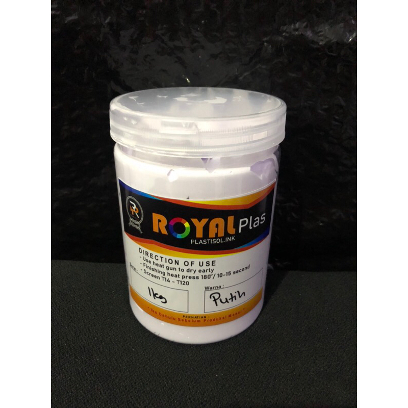 

Plastisol Tinta Sablon White Eco Royalplas @1kg