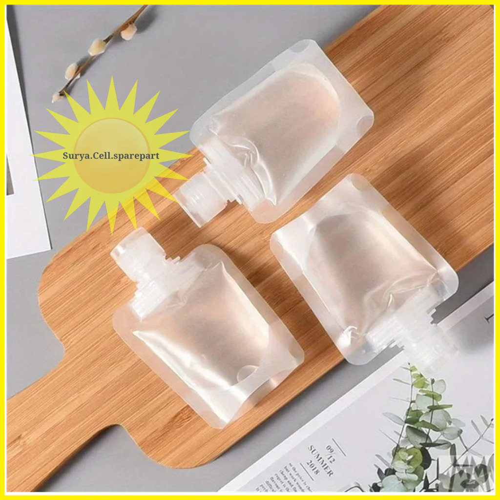 Botol Refill Plastik Tempat Sabun Cair / Plastik Fliptop Traveling