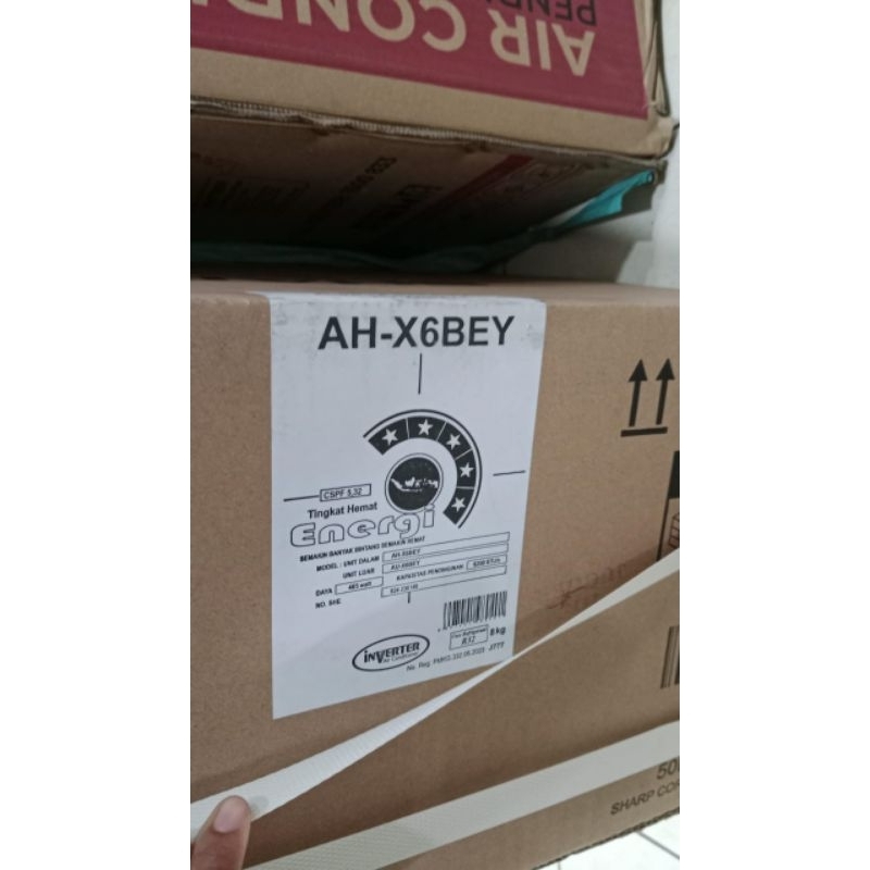 Sharp AC 1/2pk inverter AH6BEY plus pemasangan (Khusus Sidoarjo Surabaya Gersik Mojokerto)
