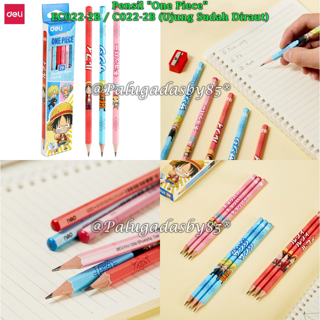 

(1 Pak isi 12 Biji) GROSIR Pensil DELI EC022-2B One Piece 2B / Pencil Deli C022-2B / Pensil Deli EC 022 2B / Pensil Deli C022 2B / Pensil One Piece (1 Pak isi 12 Biji)