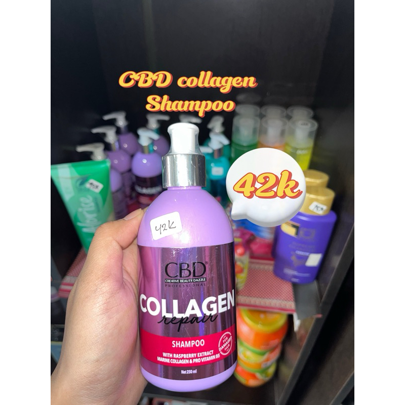 CBD shampoo ungu / CBD collagen shampoo