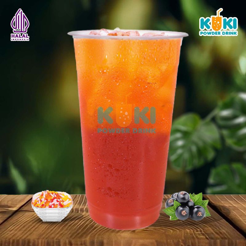 

Kuki Powder Drink Bubuk Minuman Premium Rasa Blackcurrant Tea 1Kg