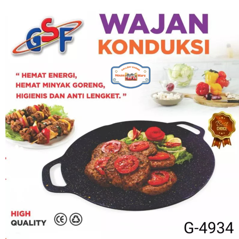 HOME | (G-4934) (G-4936) (G-4938) Wajan Konduksi / Alat Panggang BBQ Barbeque / Multiguna Grill Pan 