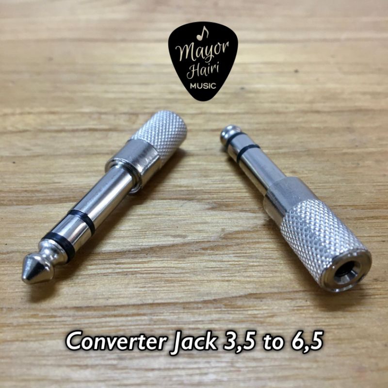 Jack Konverter 3,5mm to 6,5mm / 6,5mm to 3,5mm Jack audio