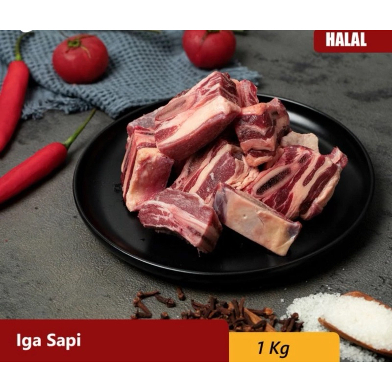 

Iga Sapi Potong Import 1 kg / Short Rib Import 1 kg