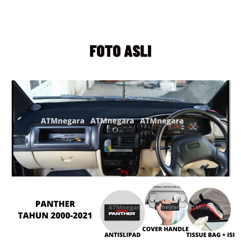 Cover Dashboard Premium Panther Kapsul Aksesoris Alas Pelindung Dasbor Mobil