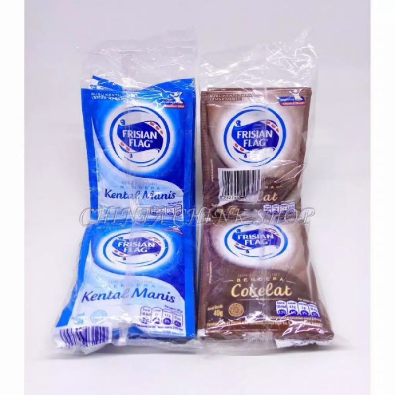 

susu frisian flag kental manis 40gr / 1 pak (isi 6 pcs)