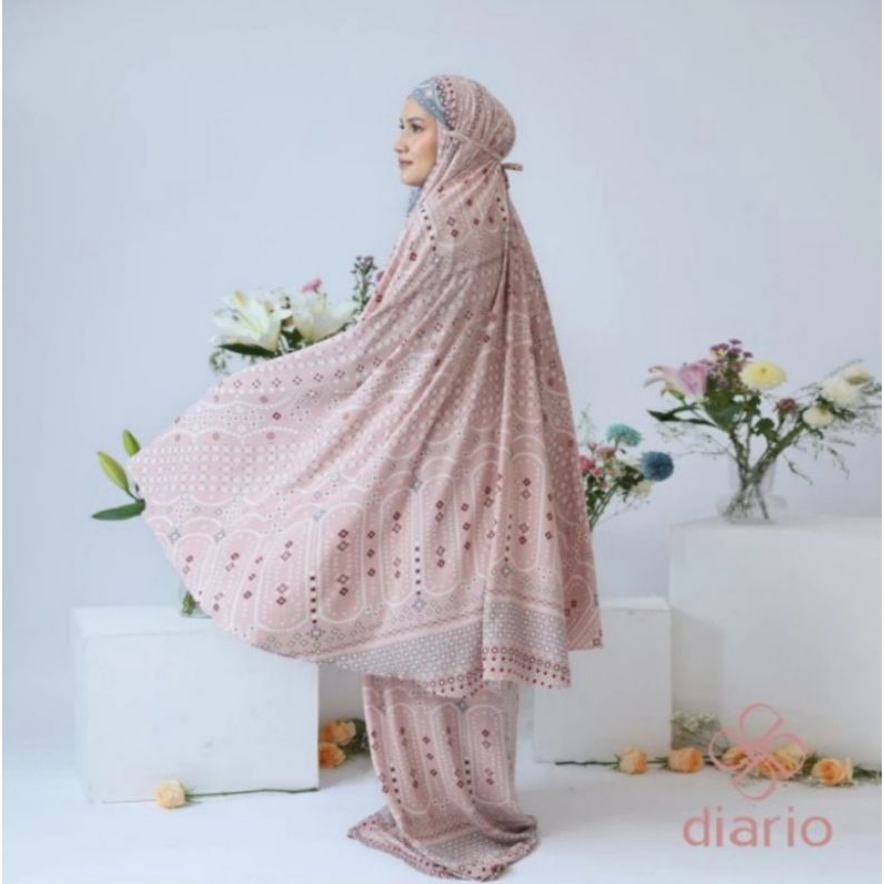 Mukena Diario X Dwihanda Series Sejiwa Lovely Pink [Minor Reject]
