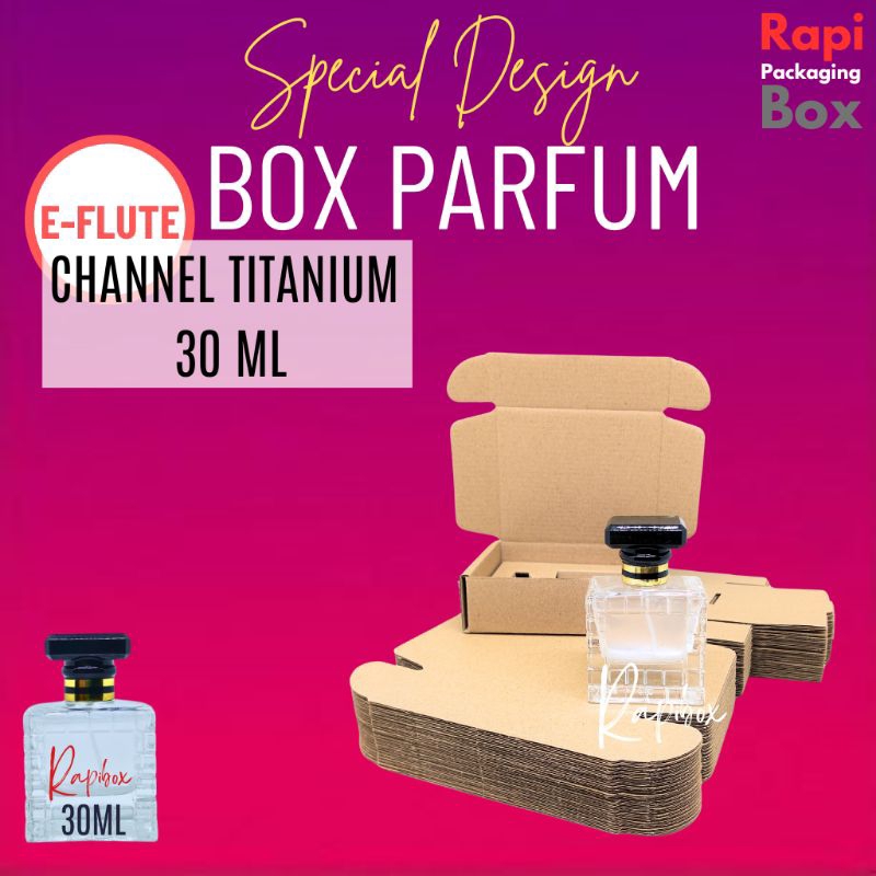 

Rapibox Box Parfum Khusus CHANEL TITANIUM 30 ML E-Flute