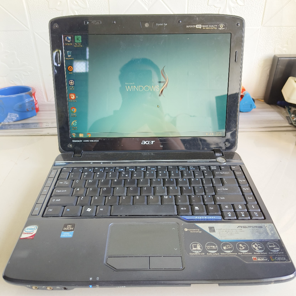 LAPTOP ACER ASPIRE 2930 CORE 2 DUO RAM 2GB HDD 160GB