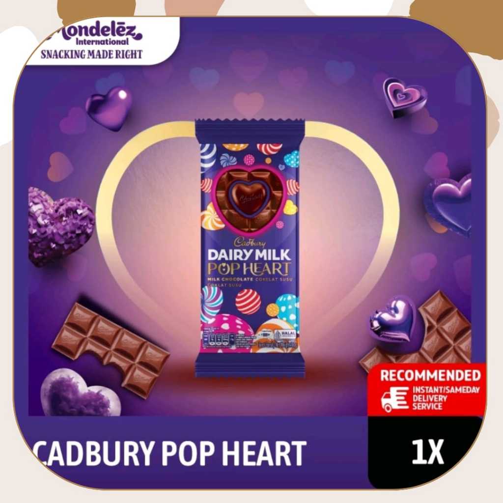 

Coklat Cadbury Pop Heart Special Valentine 150G