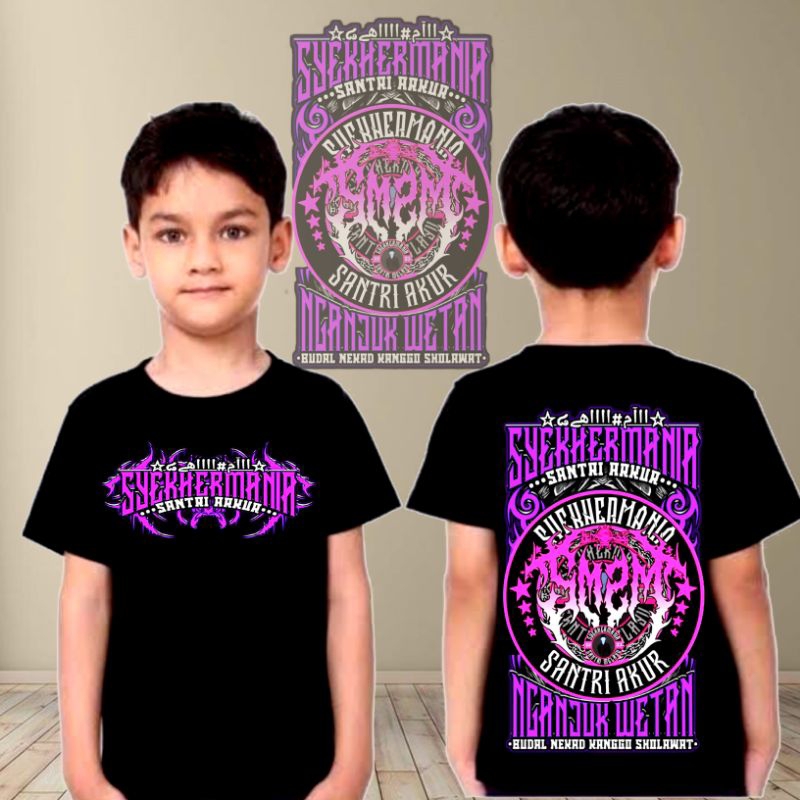 KAOS SYEKHERMANIA BAJU ZAHIRMANIA BAJU SANTRI ANAK-ANAK