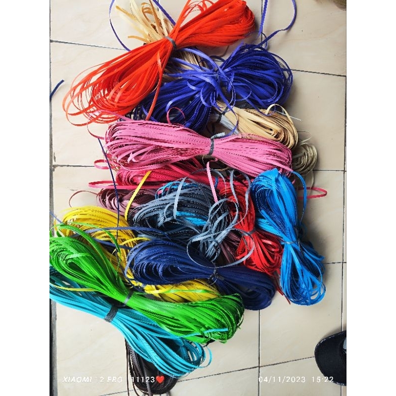 Bahan tali rotan plastik sintetis /60 meter kokedama rotang saung angklung Udjo bam