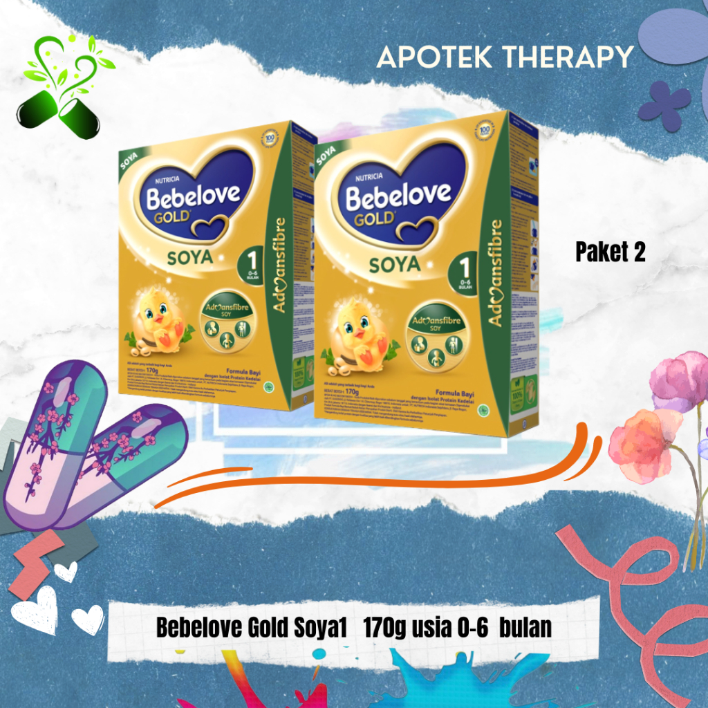 Bebelove Gold Soya 1 170 g usia 0-6 bulan