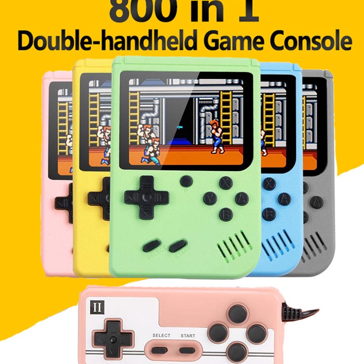 Gameboy Retro 8 in 1 Games Mini Portabel SUPRIME Series Console Games 1 PLAYER  2 PLAYER pvp mainan 