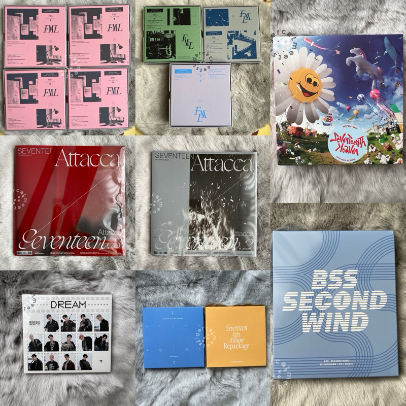 SEVENTEEN ALBUM ONLY FML ATTACCA DREAM BSS SECTOR 17