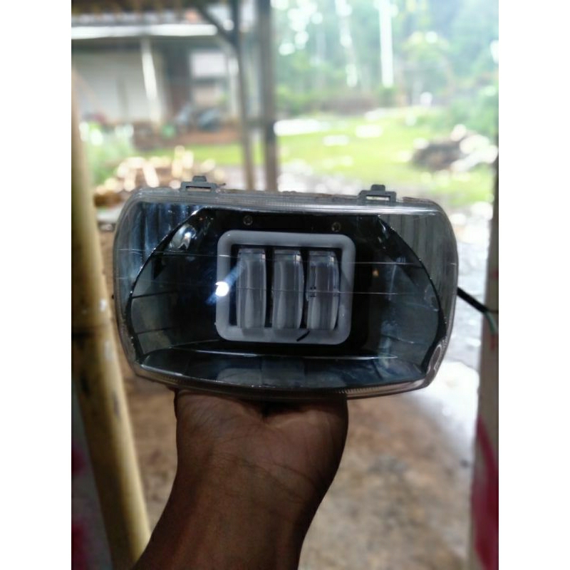 LED TEMBAK DAYMAKER ASTREA LEGENDA 2,,LAMPU DEPAN LED DAYMAKER BILED ASTREA LEGENDA 2