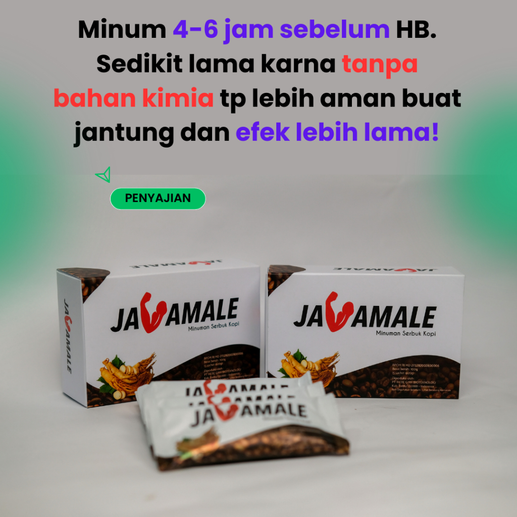 

Kopi Javamale Original 5 Sachet