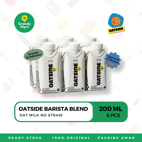 

Oatside Oat Milk No Straw 200 ML ( 6 pcs ) - Barista Blend
