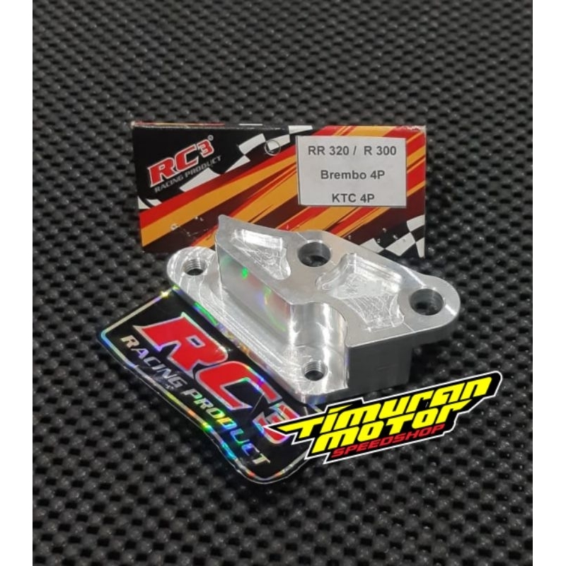 BRAKET CALIPER RC3 NINJA R 300 MM - NINJA RR 320 MM CALIPER BREMBO 4P