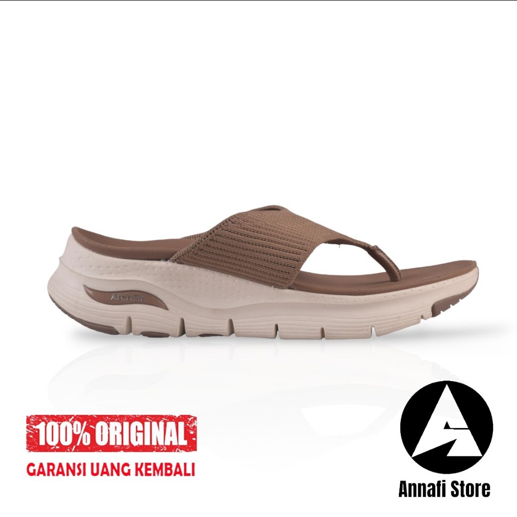 SENDAL WANITA SKECHERS  ARCH FIT 119452/MCA - MOCCA