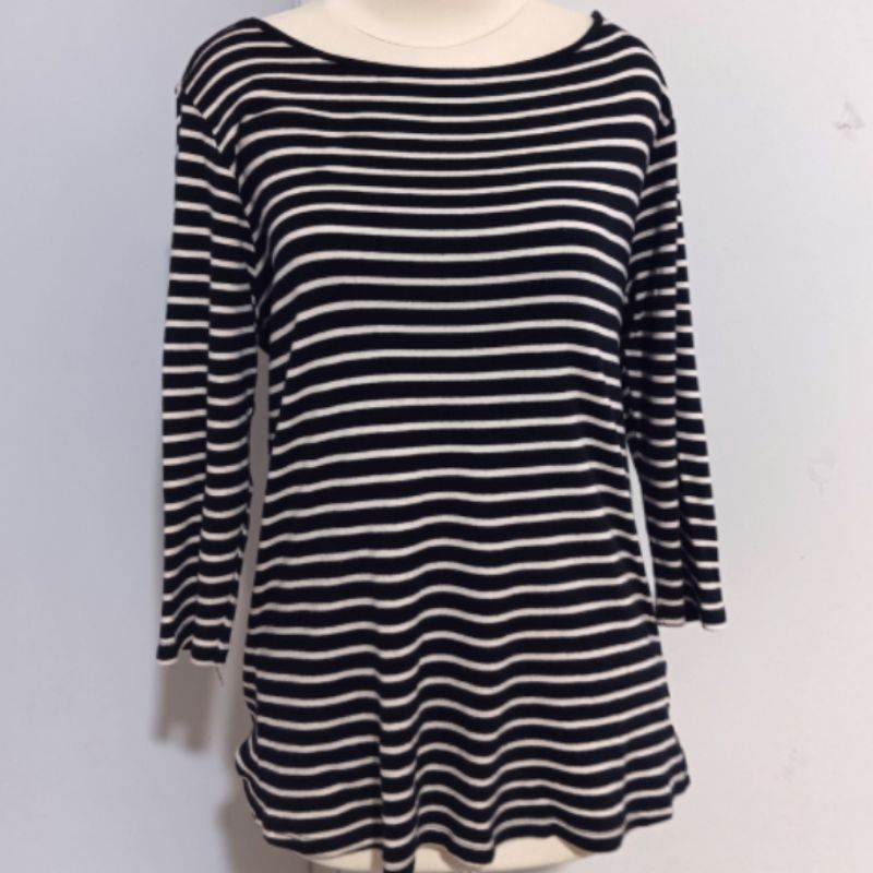 KAOS WANITA STRIPE ZARA ORI XL / ATASAN WANITA STRIPE ZARA ORI XL