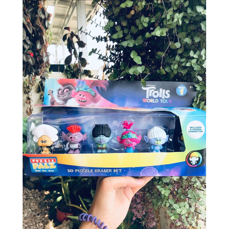 

Penghapus Erasers 3D Puzzle Palz Karakter TROLLS Original Import