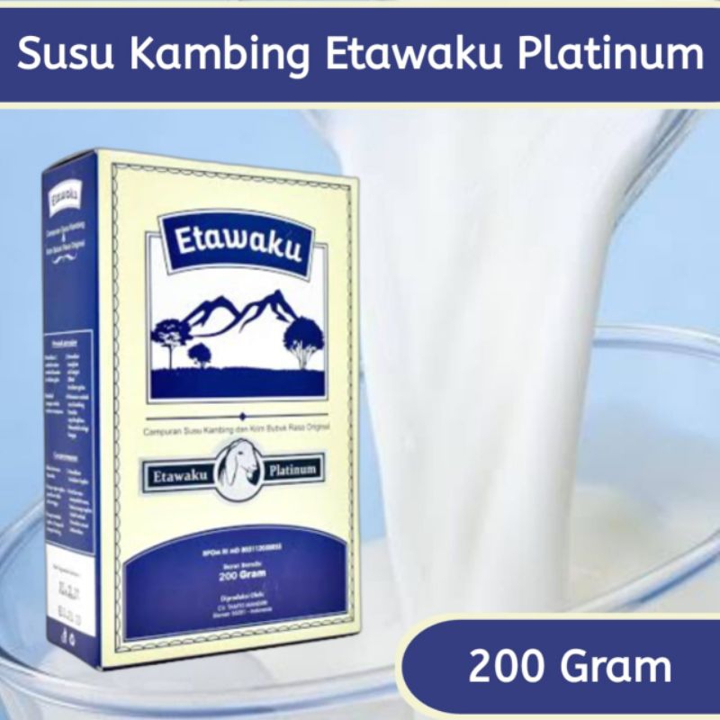 

Etawaku Platinum - Susu Kambing Etawa & Krimer Nabati Bubuk Susu Kualitas Premium